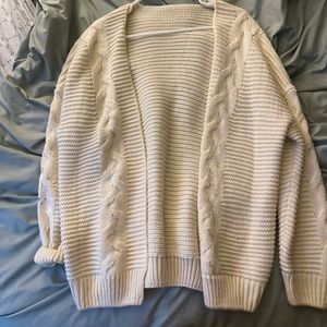Cream color cardigan